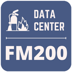 FM200 server room clean fire suppression system